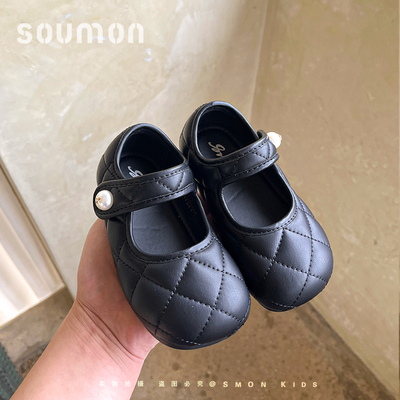 书萌儿童皮鞋浅口单鞋小香风公主鞋2026春秋新款小女孩演出鞋软底