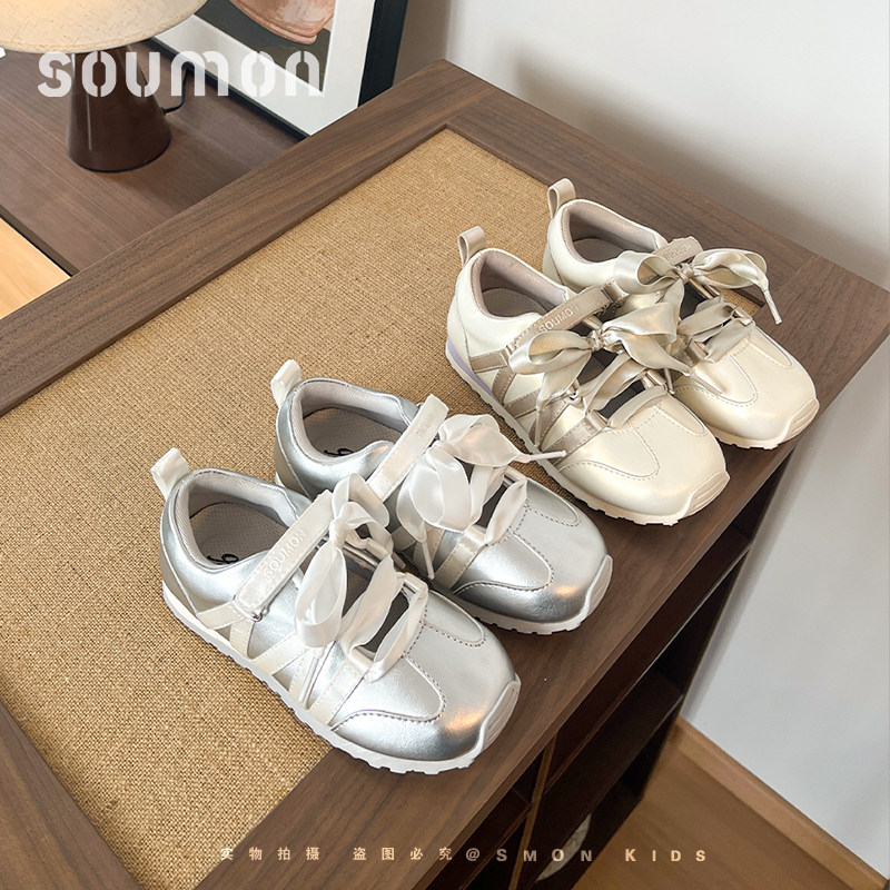 儿童运动鞋软底休闲单鞋女童鞋子2026新款春款中大童法式玛丽珍鞋