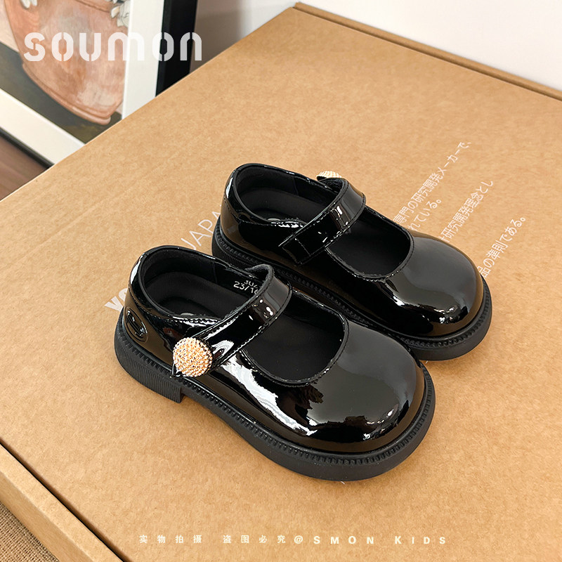 书萌儿童公主鞋女童黑色小皮鞋2026春秋新款小女孩演出鞋宝宝单鞋,童鞋/婴儿鞋/亲子鞋,皮鞋,淘宝优惠券,粉丝福利购,淘宝优惠卷