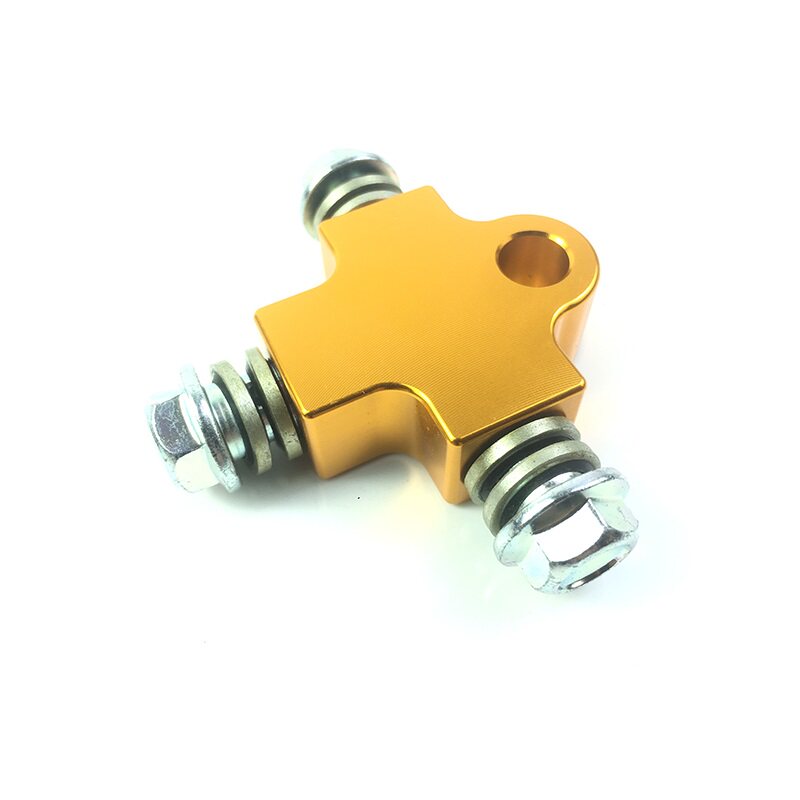 三通加长改装前转接码刹车油管