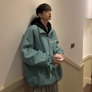 冬装纯色夹克男士加绒外套 M231/P60 78 加绒款P80 110图片