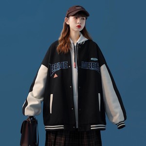 中性风冬装棒球服夹克加棉外套 M225/P68 控108 加棉款P98 控138图片
