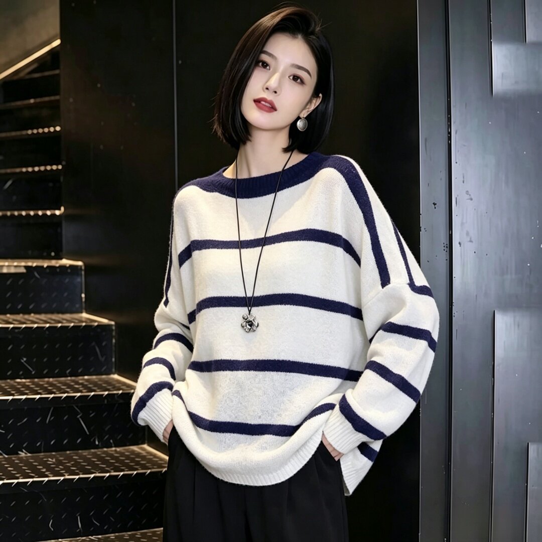 松弛感休闲宽松百搭针织衫