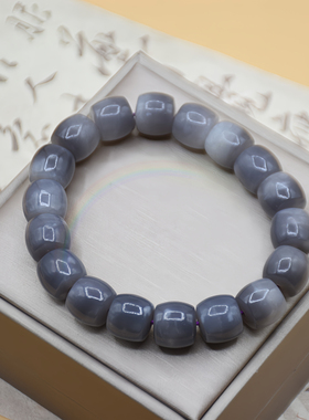 天然和田玉青花手串男女款