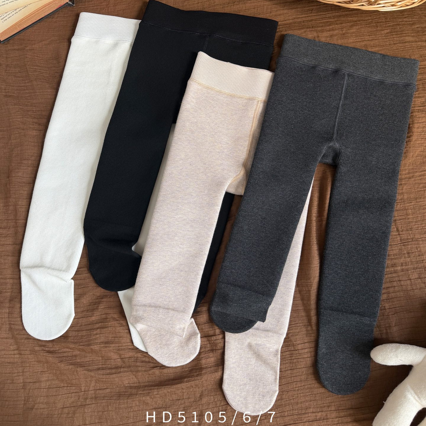 三只小鸭儿童连裤袜秋冬加绒保暖打底裤袜女童螺纹裤袜