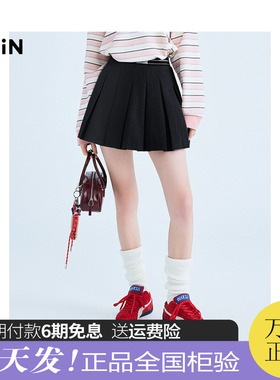 【商场同款】乐町减龄气质百褶裙25春季新款学院风短裙C2GEF1314
