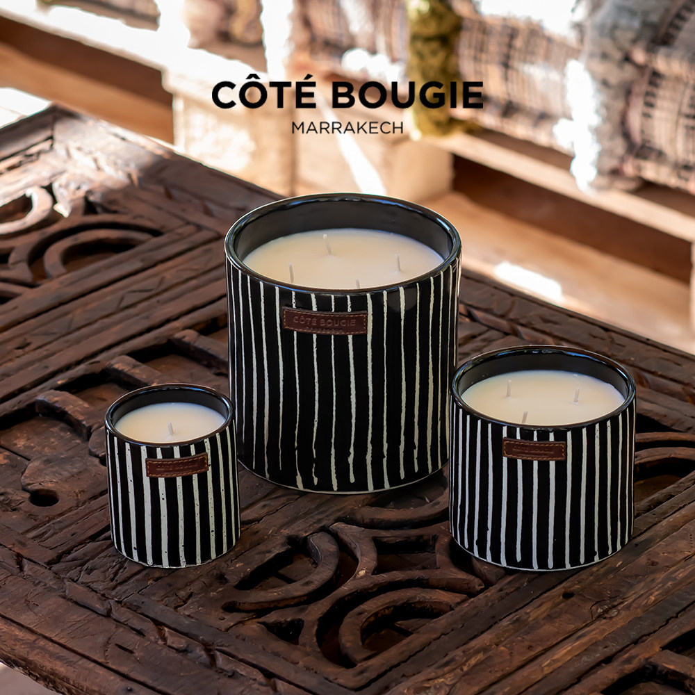 摩洛哥进口Cote bougie 手工小众高级马若雷勒柑橘椰枣蜡烛香薰