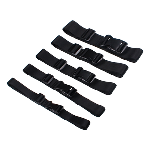 仕达插扣仿尼龙捆绑扎带涤沦打包卡扣拉紧绳器黑色可调节固定织带