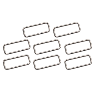 仕达直销方形口字扣拉芯圆圈D环镀镍铁质背包连接调节扣箱包辅料