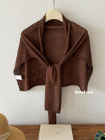 A soothing and high-end bamboo-joint linen ice silk slimming shawl, a women's summer air-conditioned room waistcoat, sun protection, versatile layering shoulder thumbnail 3
