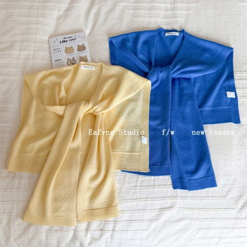 百搭简约披肩含羊毛保暖搭肩