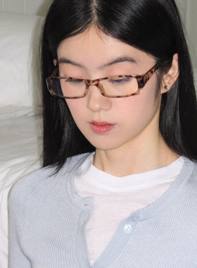 吸睛y2k豹纹帅气眼镜 书生氛围感男女同款ins街头时髦穿搭好物