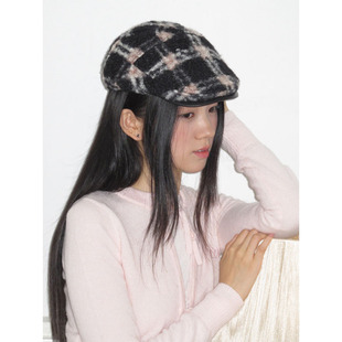 1秋冬新季 大头vintage前进帽女画家帽 鸭舌帽子保暖百搭贝雷帽欧版