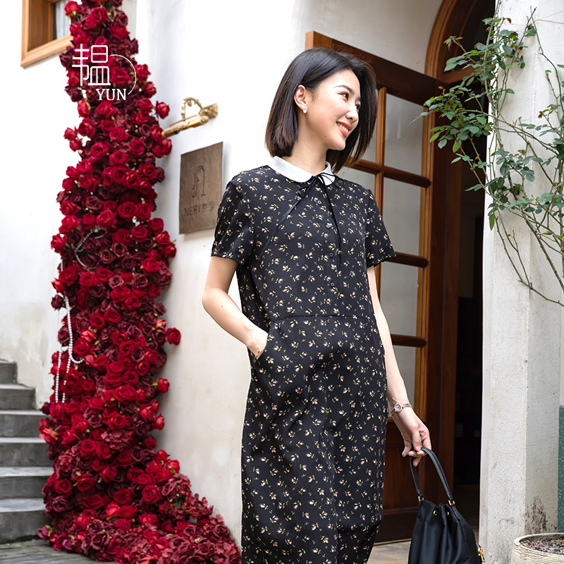 连衣裙大码女装碎花夏季新款女装