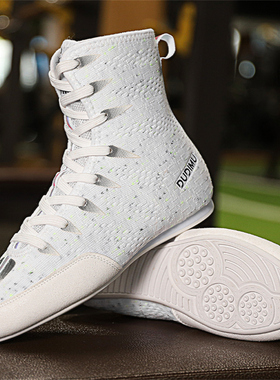 Boxing shoes 儿童专业男女拳击鞋训练摔跤运动鞋深蹲透气鞋33-39