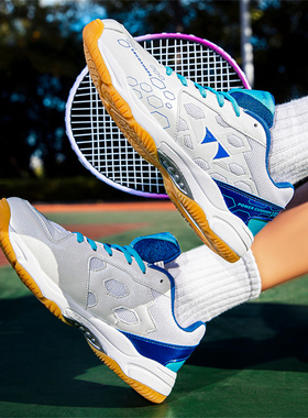 Badminton shoe羽毛球鞋训练鞋实战耐磨运动鞋专业男新款轻便减震