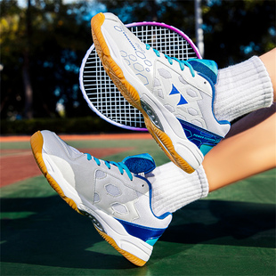 Badminton shoe羽毛球鞋训练鞋实战耐磨运动鞋专业男新款轻便减震