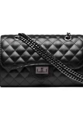 2026新款时尚百搭休闲单肩斜挎包菱格链条包