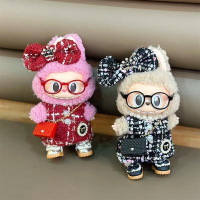 labubu拉布布搪胶公仔衣服