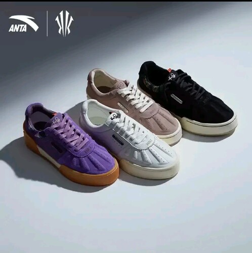 安踏欧文板鞋篮球文化休闲潮流运动百搭鞋低帮板鞋 男女同款