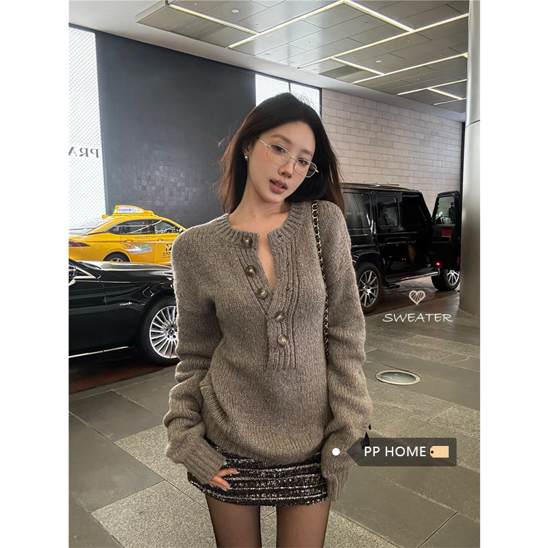 日本offcat高级感亮片显瘦黑色半身裙女秋冬气质百搭a字裙低腰短