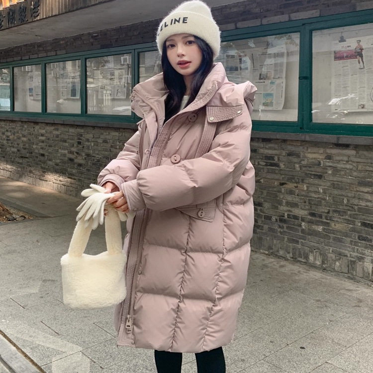 日本OFFCAT90鹅绒服2025新款羽绒服女款中长款冬季外套小个子爆款