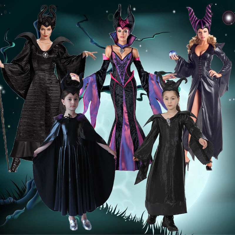 万圣节成人服装女cos沉睡魔咒衣服梅尔菲森特黑魔后服装玛琳菲森