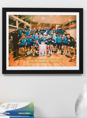 阿森纳2026英超冠军庆祝木质装饰相框照片墙挂框摆件酒吧壁画赖斯