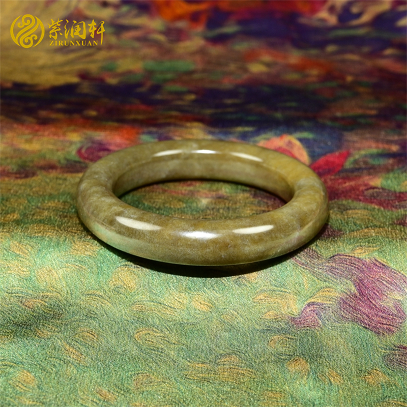 和田玉红糖玉手镯且末料老熟红糖