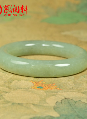 和田玉籽料手镯青白玉镯清水皮