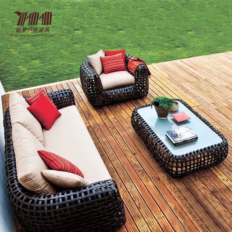 Sofa Set Small apartment a living room modern Corner Wicker chair sofa Chinese style Rattan Sofa Threesomein the Residential furniture , Sofa , Vine/Bamboo sofa  category - from Buy2taobao.com to provide professional Taobao agent buy service
