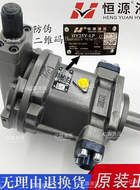 江苏恒源液压HY80Y-RP 25Y 40Y 10Y 63Y-LP 160Y 250Y-RP柱塞油泵