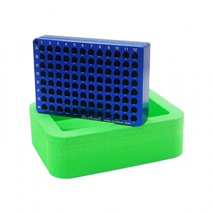 Coolaber DWBCH-96孔 96孔低温保持盒（金属+护套） 金属低温冰盒