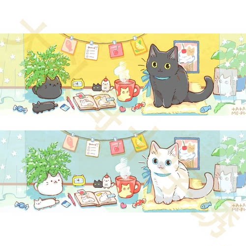 【MNCZ4008-可爱小猫 中宽针吸】十字绣2026新款工具针吸
