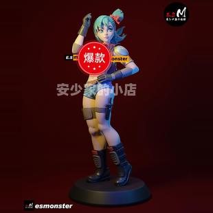 白模 gk白模练手 七龙珠女孩动漫拼装高精3D打印游戏手办树脂白模