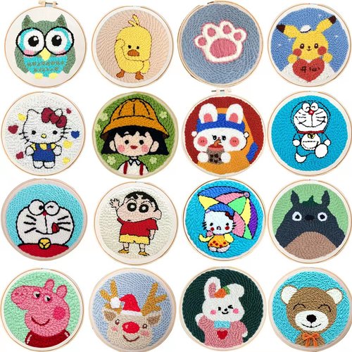 十二生肖俄罗斯戳戳绣diy材料包