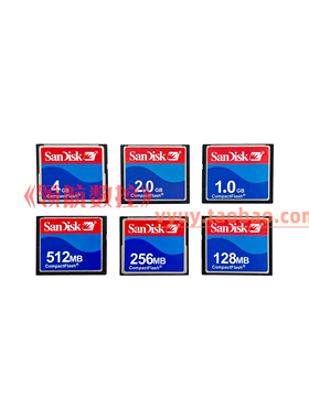 SanDisk闪迪CF卡1GB/2GB/4GB/128MB/256MB/512MB数控系统存储CF卡