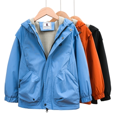 冬季新款2024男童加绒外套