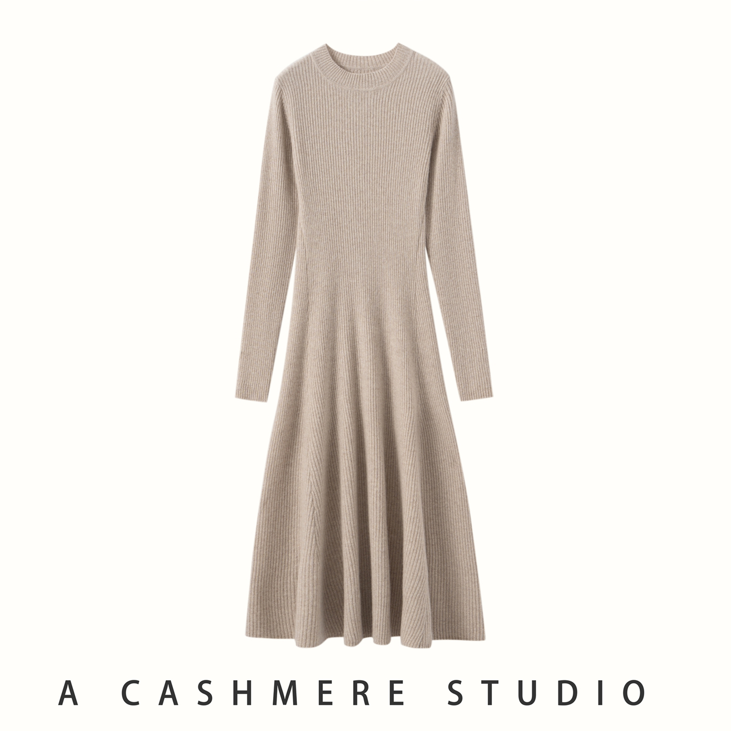 秋冬100%纯山羊绒衫女加厚修身