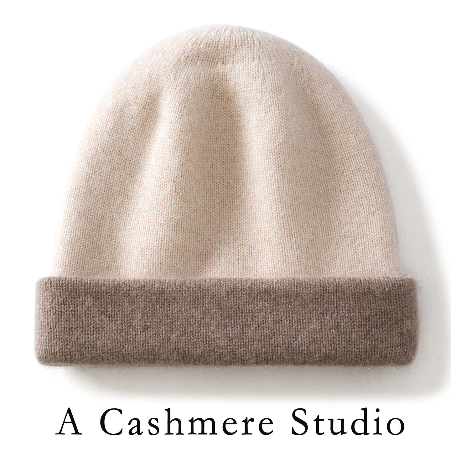 100%纯山羊绒帽子女双层加厚