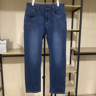 【磨毛保暖】金利来GY秋冬厚款男士休闲牛仔裤NTC0749-LK110-85