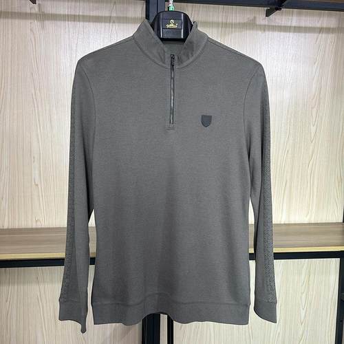 金利来男T恤秋季含羊毛修身长袖