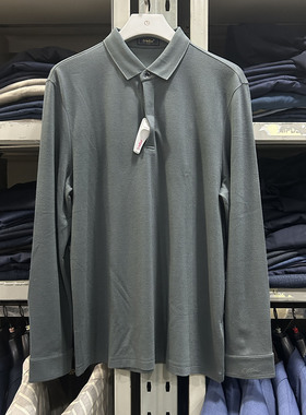 金利来男装T恤衫秋冬款含羊毛翻领常规长袖MTL22231715-64