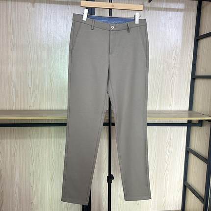 金利来男装休闲裤秋冬季修身版纯色长裤MPC21131528-69