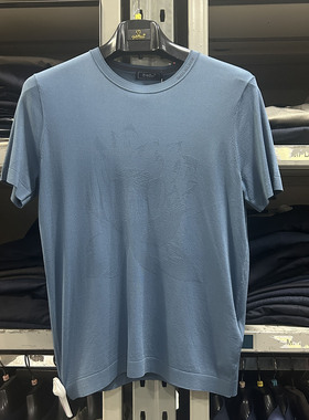 金利来男装针织衫夏款修身圆领休闲上衣MWW22111402-65