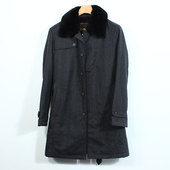 25002 外套大衣防伪羊毛羊绒面料MJLC588 1折清货 金利来男装