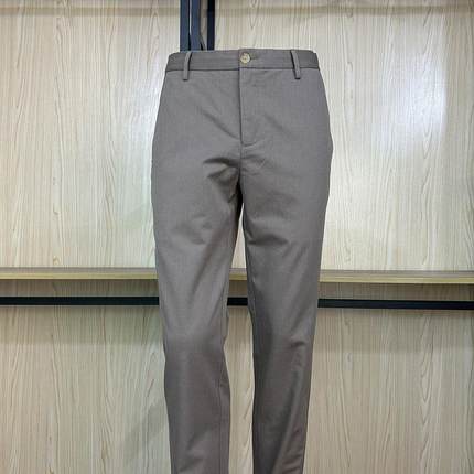 【3D免烫】金利来男休闲裤秋冬季含羊毛免烫常规版MPC22261702-69