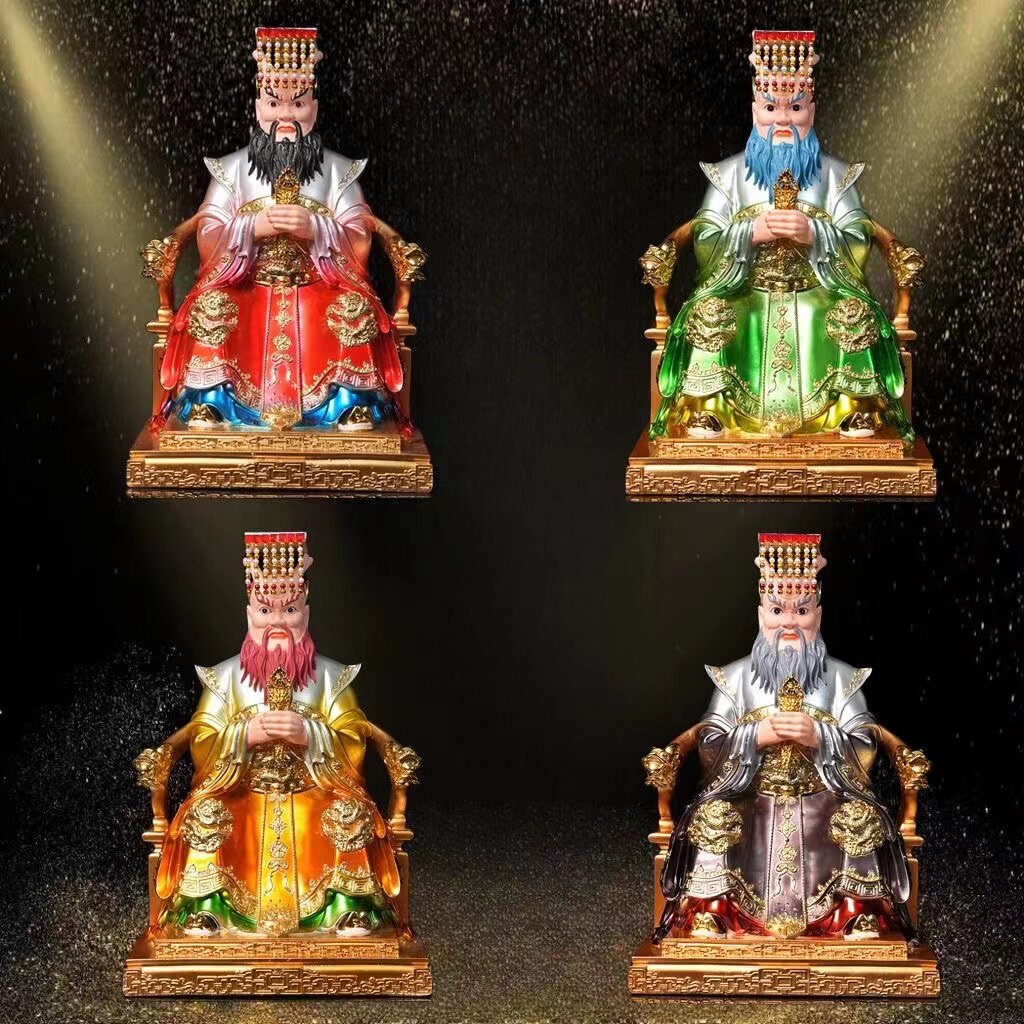 四海龙王树脂神像12寸东海南海北海西海龙王爷风调雨顺龙神龙王像
