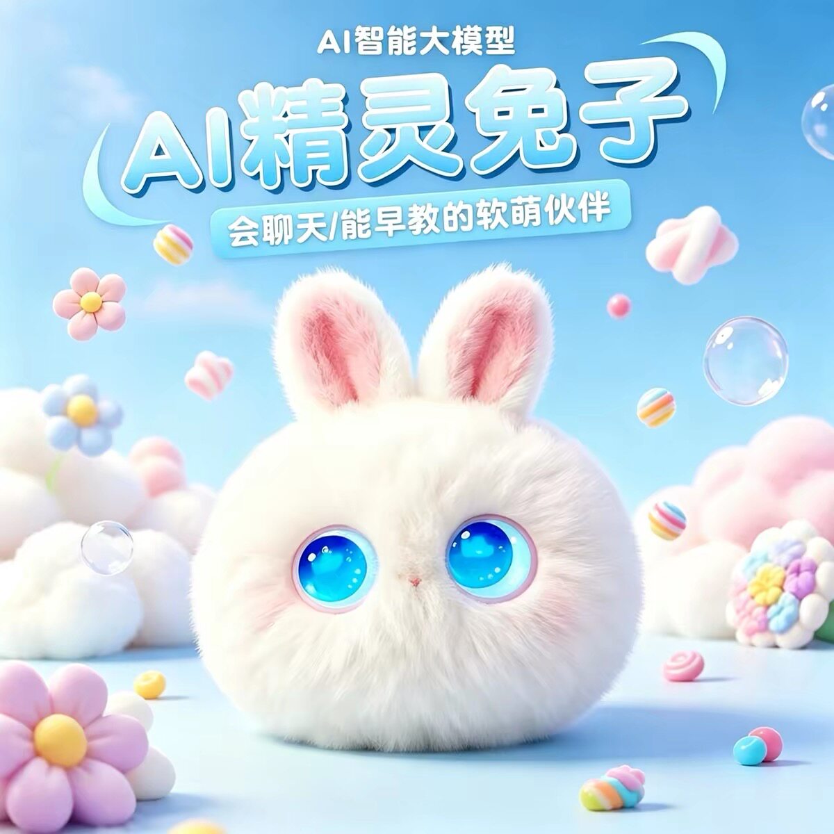 豆包ai智能对话机器人儿童玩具对话芙福崽仔桌面毛绒陪伴电子宠物