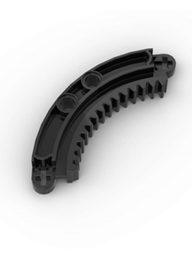 乐高LEGO 黑色 78442 6451564 6x6 15齿 1/4齿轮 机械零配件